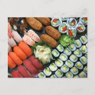 Beoordeling van Japanse sushi-favorieten Briefkaart
