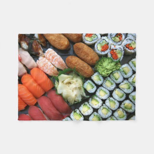 Beoordeling van Japanse sushi-favorieten Fleece Deken (Voorkant (Horizontaal))