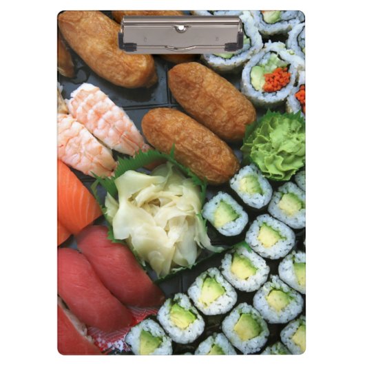 Beoordeling van Japanse sushi-favorieten Klembord (Voorkant)