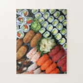 Beoordeling van Japanse sushi-favorieten Legpuzzel (Verticaal)