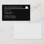 Beoordeling van onroerend goed visitekaartje (Voorkant / Achterkant)