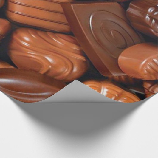 Beoordeling van verloopchocolade cadeaupapier (Hoek)