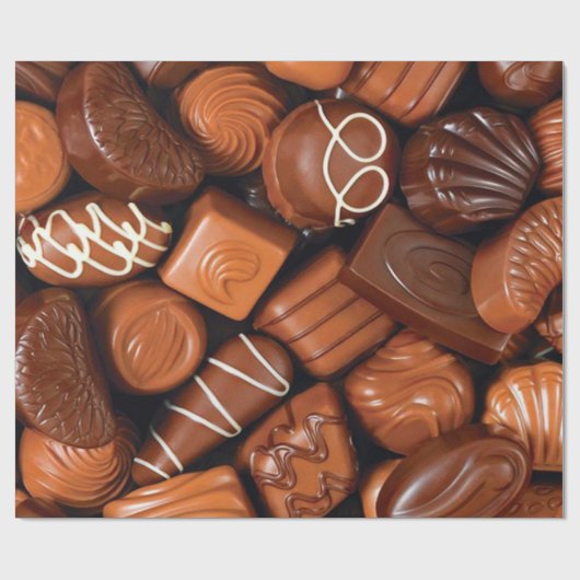 Beoordeling van verloopchocolade cadeaupapier (Vlak)