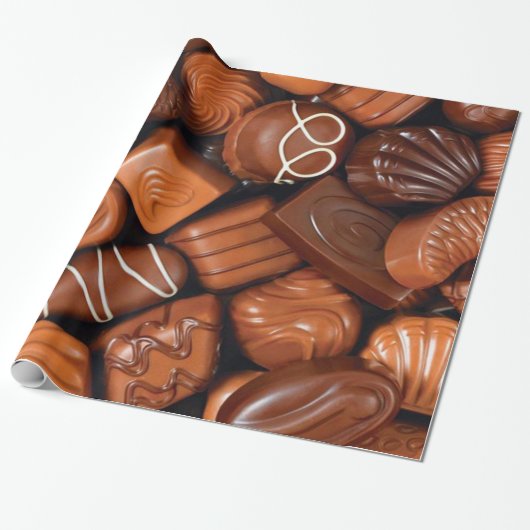 Beoordeling van verloopchocolade cadeaupapier (Uitgerold)