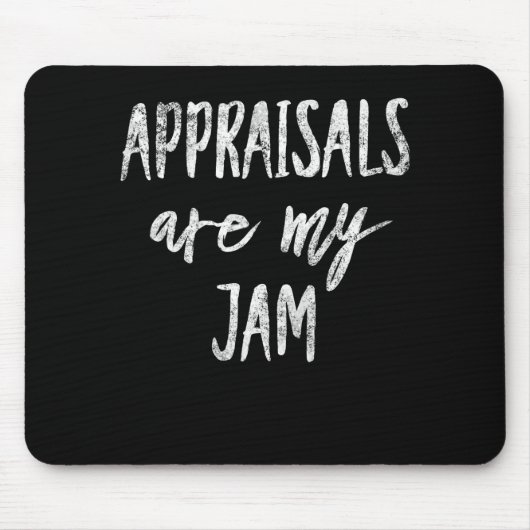 Beoordeling zijn mijn Jam Appraiser Typografie Rea Muismat (Voorkant)
