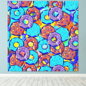BEOORDELINGSDONUUR 2A CANVAS AFDRUK (Insitu (Houten vloer))