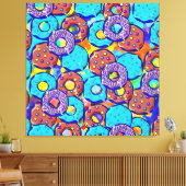 BEOORDELINGSDONUUR 2A CANVAS AFDRUK (Insitu (Woonkamer))