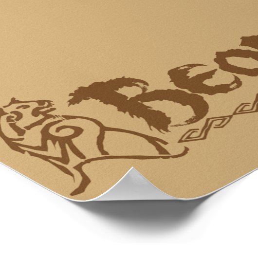 BEORN™ Beer Poster (Hoek)