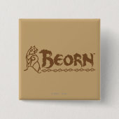 BEORN™ Beer Vierkante Button 5,1 Cm (Voorkant)