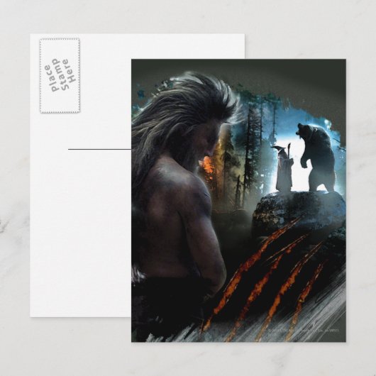 BEORN™ en Gandalf Graphic Briefkaart (Voorkant / Achterkant)