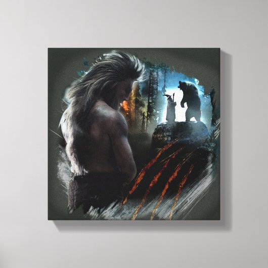 BEORN™ en Gandalf Graphic Canvas Afdruk (Voorkant)