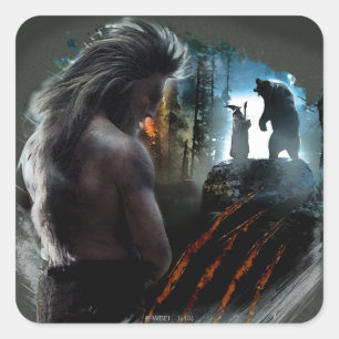 BEORN™ en Gandalf Graphic Vierkante Sticker