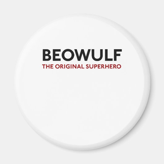 Beowulf de originele superheld magneet (Voorkant)