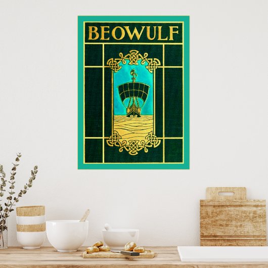 Beowulf ~  Hoesje boekje Poster (Keuken)
