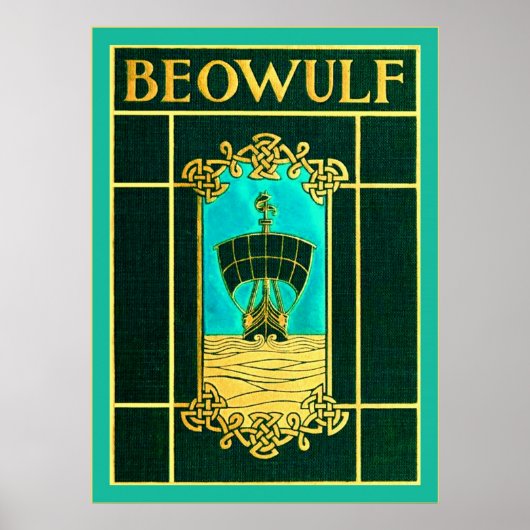 Beowulf ~ Hoesje boekje Poster (Voorkant)