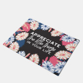 Bepaal de kleine citaten deurmat (Schuin)