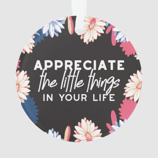 Bepaal de kleine dingen die klassieke ronde citere ornament (achterkant)