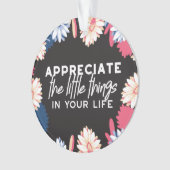 Bepaal de kleine dingen die klassieke ronde citere ornament (voorkant)