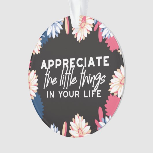 Bepaal de kleine dingen die klassieke ronde citere ornament (voorkant)