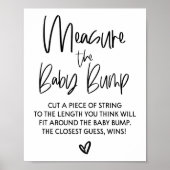 Bepaal het teken van het Spel van het Baby shower Poster (Voorkant)