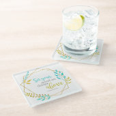 Bepaal je mening over dingen boven Bijbelse Verse  Glazen Onderzetter (Schuin)