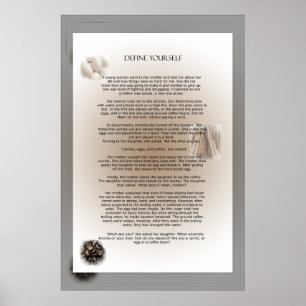 Bepaal jezelf poster