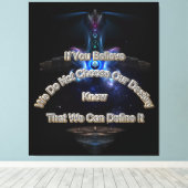 Bepaal Uw Bestemming II Canvas Afdrukken (Insitu (Houten vloer))