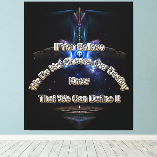 Bepaal Uw Bestemming II Canvas Afdrukken (Insitu (Houten vloer))