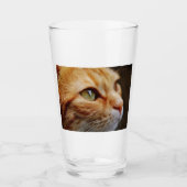 Bepaald gezichtsveld van een gemberkat glas (Voorkant)