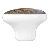 Bepaald gezichtsveld van een gemberkat keramische knop (Zijkant)