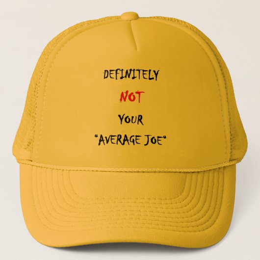 BEPAALD NIET UW GEMIDDELDE JOE TRUCKER PET (Voorkant)
