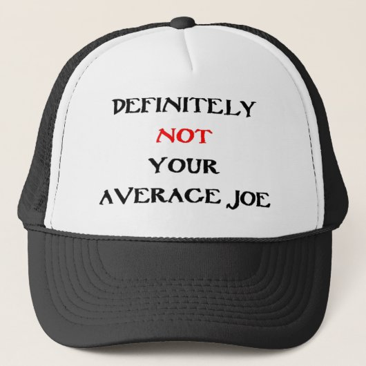 BEPAALD NIET UW GEMIDDELDE JOE TRUCKER PET (Voorkant)
