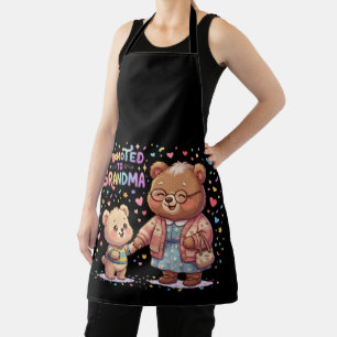 Bepaald tot knuffelberen voor oma's schort