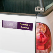 Bepaald tot oma! bumperstickers Lavendel (Op Truck)