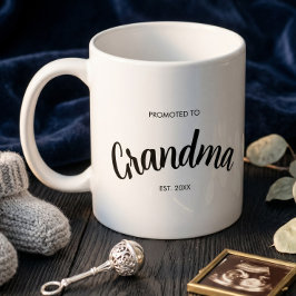 Bepaald tot oma ingesteld jaar wit koffiemok