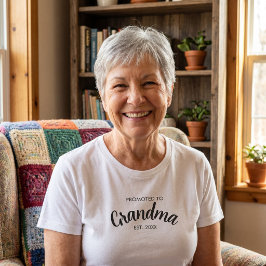 Bepaald tot oma zwangerschapsrevelatie oma cadeau t-shirt