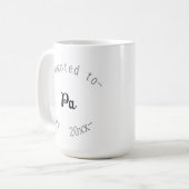 Bepaald tot papa koffiemok (Voorkant links)