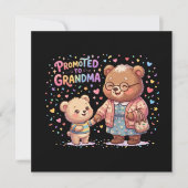 Bepaald tot schattige beren-oma's feestdagenkaart (Voorkant)