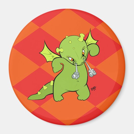 Bepaalde dragon Magnet (Voorkant)