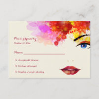 Bepaalde Glance Cancer Fundraising RSVP-kaart