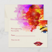 Bepaalde Glance Cancer Fundraising RSVP-kaart RSVP Kaartje (Voorkant / Achterkant)