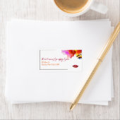 Bepaalde glans retour adreslabels wit etiket (Insitu)