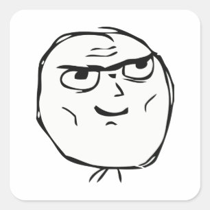 Bepaalde Guy Meme - Square Stickers