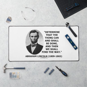 Bepalen wat kan worden gedaan Lincoln citaat Bureaumat