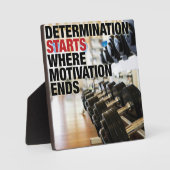 Bepaling begint waar motivatie eindigt fotoplaat (Voorkant)