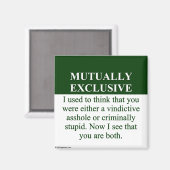 Bepaling van de betekenis van wederzijds uitsluite magneet (Voorkant / Achterkant)