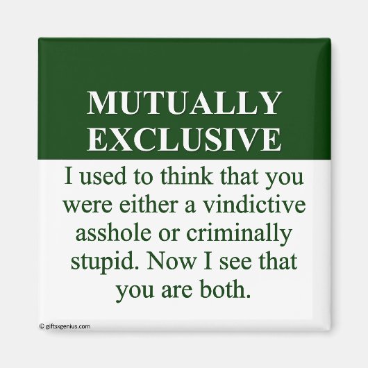 Bepaling van de betekenis van wederzijds uitsluite magneet (Voorkant)