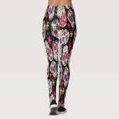 Bepaling van de schedel van de regenboogsuiker leggings (Achterkant)