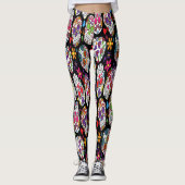 Bepaling van de schedel van de regenboogsuiker leggings (Voorkant)