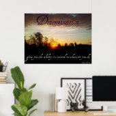 Bepaling van Inspirerend offertes Poster (Thuiskantoor)